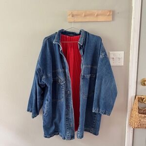 90s vintage denim chore jacket